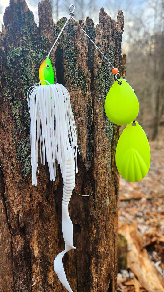 Foxfire - Chartreuse/White